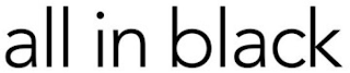 ALL IN BLACK logo