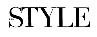 ALL IN STYLE logo