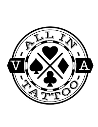ALL IN V TATTOO A logo