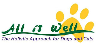 ALL IS WELL THE HOLISTIC APPROACH FOR DOGS AND CATS logo