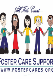 ALL KIDS COUNT FOSTER CARE SUPPORT WWW.FOSTERCARES.ORG logo