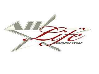 ALL LIFE DESIGNER WEAR logo