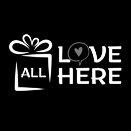 ALL LOVE HERE logo