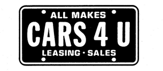 ALL MAKES CARS 4 U LEASING SALES logo