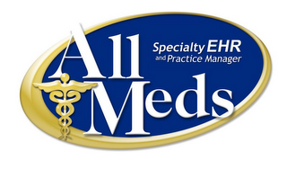 ALL MEDS SPECIALTY EHR AND PRACTICE MANAGER logo