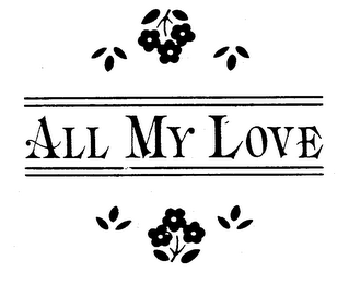 ALL MY LOVE logo