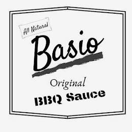 ALL NATURAL BASIO ORIGINAL BBQ SAUCE logo