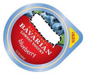 ALL NATURAL BAVARIAN LOWFAT YOGURT NEW! logo