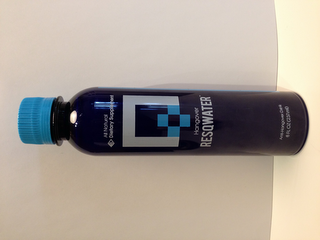 ALL NATURAL DIETARY SUPPLEMENT HANGOVER RESQWATER ANTI-HANGOVER DRINK logo