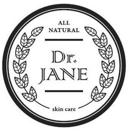 ALL NATURAL DR. JANE SKIN CARE logo