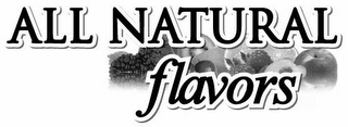 ALL NATURAL FLAVORS logo