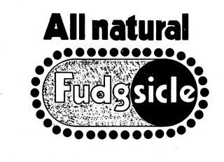 ALL NATURAL FUDGSICLE logo