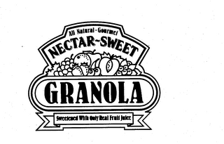 ALL NATURAL - GOURMET NECTAR-SWEET GRANOLA SWEETENED WITH ONLY REAL FRUIT JUICE logo