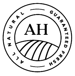 ALL NATURAL GUARANTEED FRESH AH logo