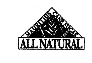 ALL NATURAL MAURITIUS CANE SUGAR logo