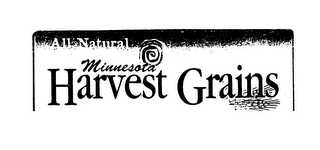 ALL NATURAL MINNESOTA HARVEST GRAINS logo