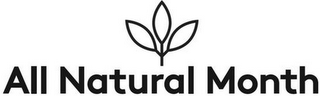 ALL NATURAL MONTH logo