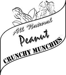 ALL NATURAL PEANUT CRUNCHY MUNCHIES logo