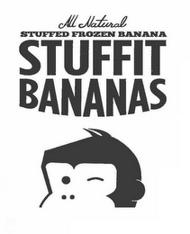 ALL NATURAL STUFFED FROZEN BANANA STUFFIT BANANAS logo