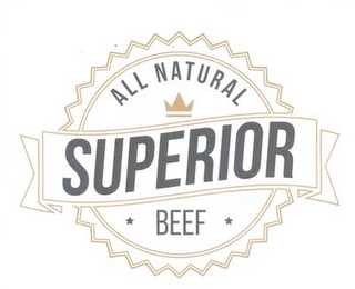 ALL NATURAL SUPERIOR BEEF logo