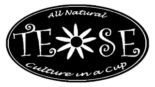 ALL NATURAL TE SE CULTURE IN A CUP logo