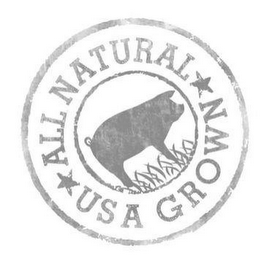 ALL NATURAL USA GROWN logo