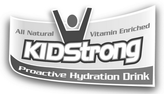 ALL NATURAL VITAMIN ENRICHED KIDSTRONG PROACTIVE HYDRATION DRINK logo