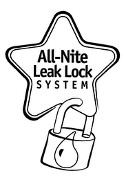 ALL-NITE LEAK LOCK SYSTEM logo