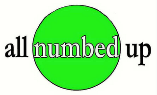 ALL NUMBED UP logo