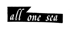 ALL ONE SEA logo
