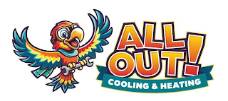 ALL OUT! COOLING & HEATING logo