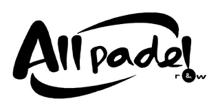 ALL PADEL R & W logo