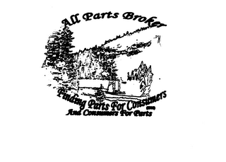 ALL PARTS BROKER FINDING PARTS FOR CONSUMERS AND CONSUMERS FOR PARTS logo