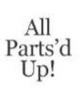 ALL PARTS'D UP! logo