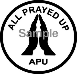 ALL PRAYED UP SAMPLE APU logo