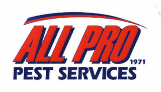 ALL PRO 1971 PEST SERVICES logo