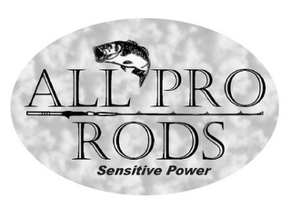 ALL PRO RODS SENSITIVE POWER logo