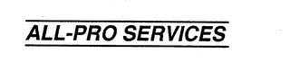 ALL-PRO SERVICES logo