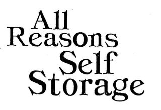 ALL REASONS SELF STORAGE logo
