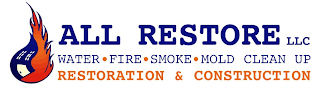 ALL RESTORE LLC WATER · FIRE · SMOKE · MOLD CLEAN UP RESTORATION & CONSTRUCTION logo