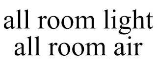 ALL ROOM LIGHT ALL ROOM AIR logo