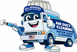 ALL SEASONS AIR DUCT CLEANING AIR DUCT CLEANING DRYER VENT CLEANING logo