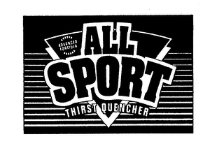 ALL SPORT THIRST QUENCHER ADVANCED FORMULA logo