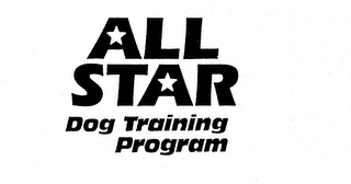 ALL STAR DOG TRAINING PROGRAM logo