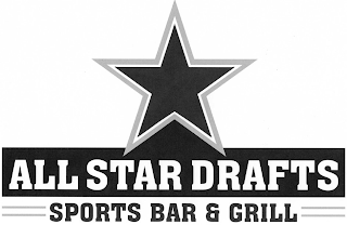 ALL STAR DRAFTS SPORTS BAR & GRILL logo