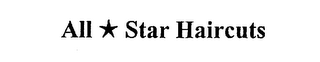 ALL * STAR HAIRCUTS logo