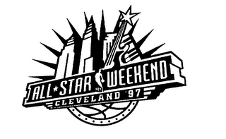 ALL STAR NBA WEEKEND CLEVELAND '97 logo