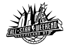 ALL STAR NBA WEEKEND CLEVELAND '97 logo