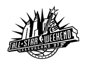 ALL STAR NBA WEEKEND CLEVELAND '97 logo