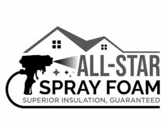 ALL- STAR SPRAY FOAM SUPERIOR INSULATION, GUARANTEED logo